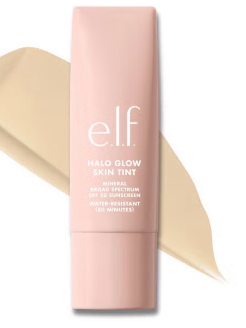 E.L.F. Halo Glow Skin Tint SPF 50 2 Fair Warm NEW